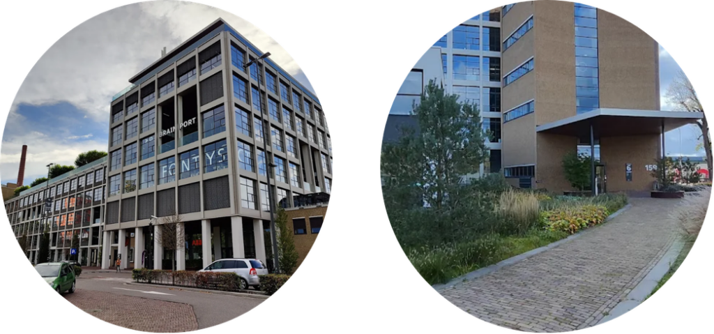 Foto van de ingang van het kantoor bij routebeschrijving naar BRIL innovatie