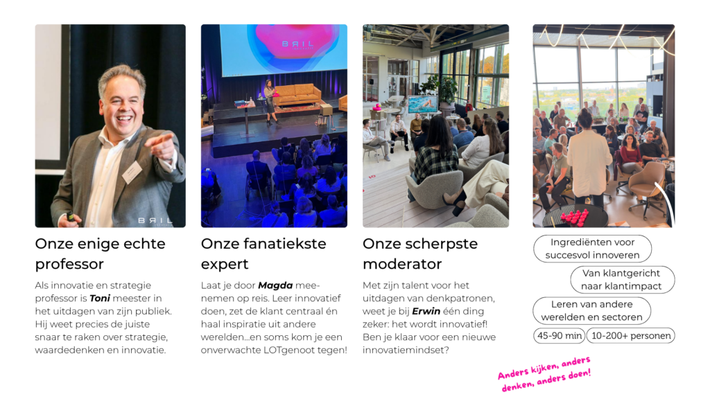 Spreker innovatie of keynote innovatie door BRIL innovatie